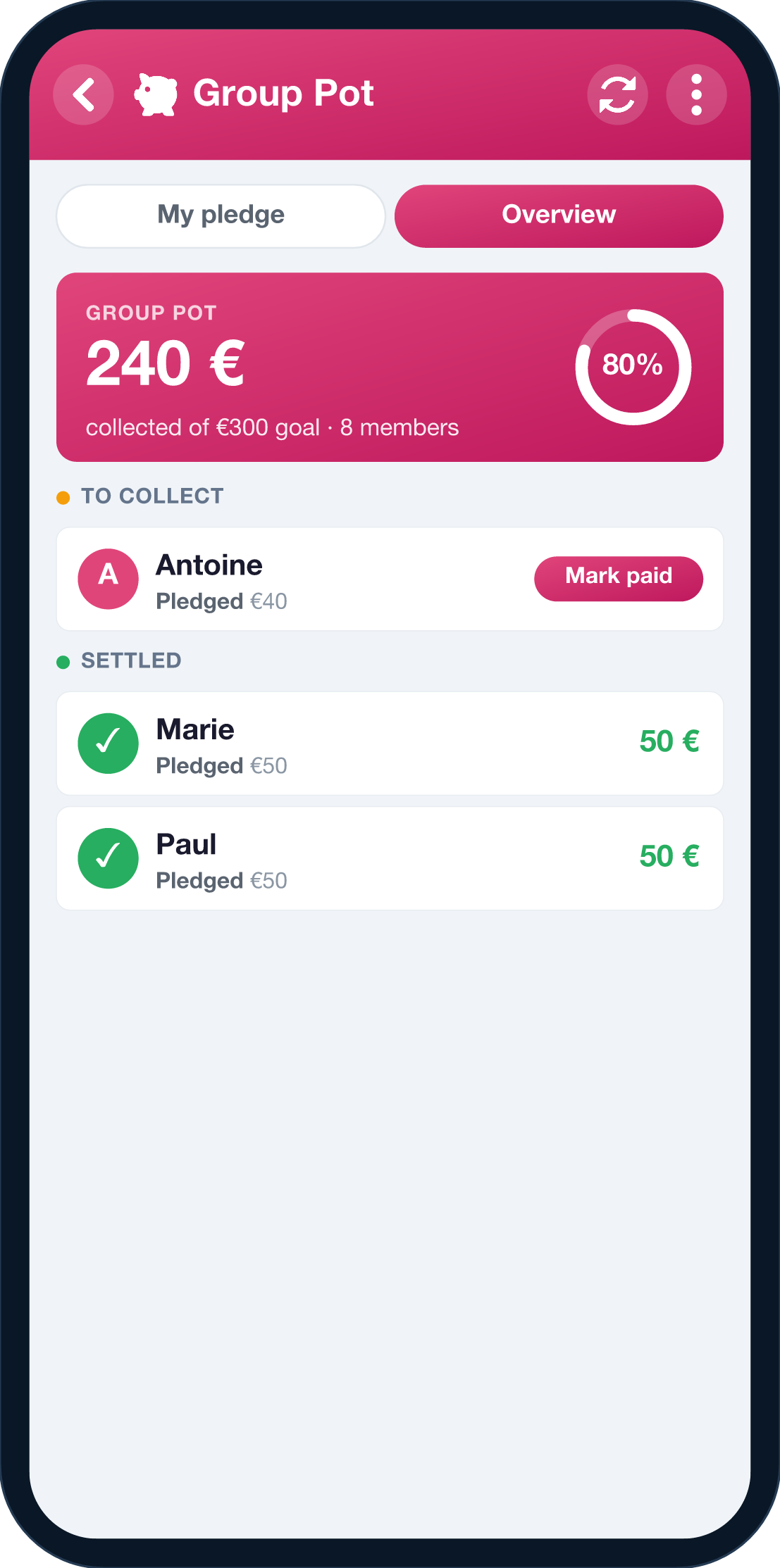 YouTim Fund screen